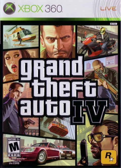 Grand Thef Auto IV Xbox 360