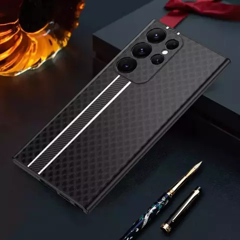 Case Samsung em fibra de carbono