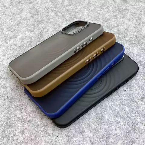 Case iPhone Minimalista em Fibra de Carbono Premium