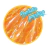 Colchoneta Inflable pileta gajo Naranja Intex - Tornado Home