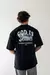 Camiseta Over - God Is Greater Frente Costa - Preta - comprar online