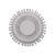Alfiler perlado blanco x 40 uni