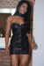 Vestido Couro Legítimo com Zíper Frontal - comprar online