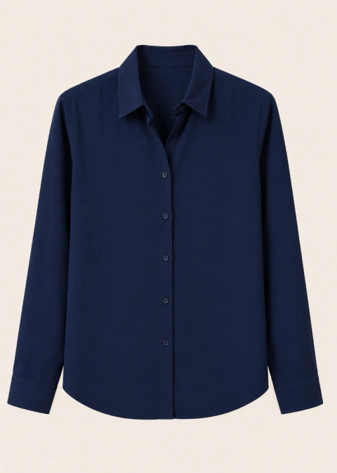 Camisa Azul Escuro