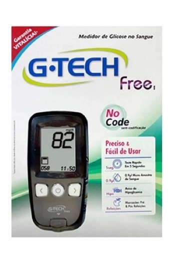 MEDIDOR DE GLICOSE G.TECH FREE - comprar online