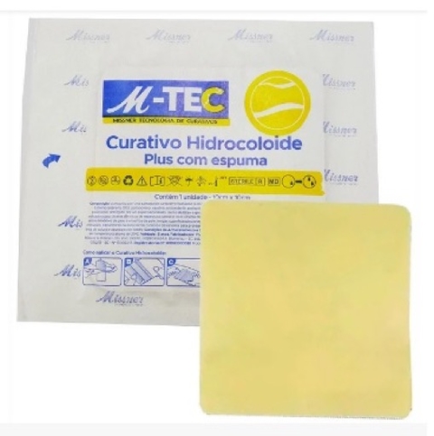CURATIVAO HIDROCOLOIDE PLUS C/ ESPUMA 10X10 MISSNER - comprar online