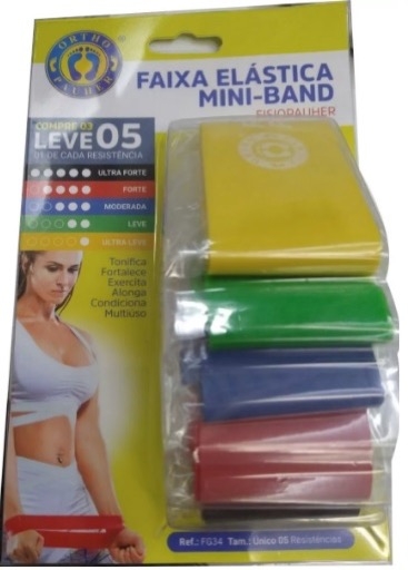 FAIXA MINI BAND KIT C/5 UNI. ORTHOPAUHER