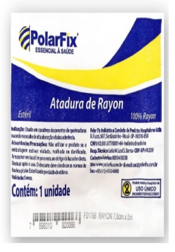 ATADURA DE RAYON 7,5 X 5 M POLARFIX UNIDADE - comprar online