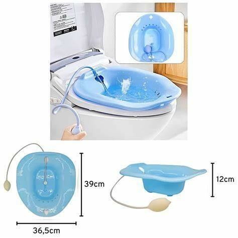 BACIA BANHO ASSENTO AZUL LONGEVITECH - comprar online