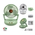 Mini Ventilador Portátil Dobrável com Luz LED – Para Mesa ou Parede – Modelo JD-FS808 – Promoção