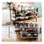 Organizador de Temperos de Bancada 34x18,5x37,5cm – Modelo CY-0120 – Cores Preto ou Branco