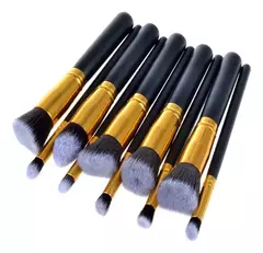 Kit 10 Pinceis Maquiagem Kabuki Profissional Jogo Pincel na internet