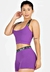 Cropped + Short Legging Elástico Cruzado Roxo | Conjunto Metamorfose | REF: MTF12 - Fit.Femme