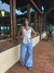 Calça Jeans Wide Leg na internet
