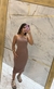 Vestido Canelado - loja online