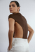 Body cavado V malha - comprar online