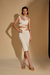 Vestido Midi Detalhe Asa Delta Malha