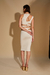 Vestido Midi Detalhe Asa Delta Malha na internet
