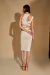 Vestido Midi Detalhe Asa Delta Malha na internet