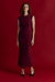 Vestido midi tubo tule