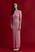 Vestido Midi Gola Alta Jersey