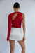Short-saia curto recortes alfaiataria - comprar online