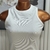 Regata Canelada (Miu Miu) - Branco - comprar online