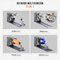 Imagen de Torno Rotary Chuck | Algolaser – Grabado Multifunción Profesional