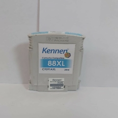 Cartucho Remanufacturado para HP C9391A HP 88 CIAN XL