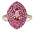 Anillo Enjoyas Jewels Marian Plata 925 Oro 18k Rubí