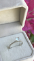 Anillo Enjoyas Jewels Amor Plata 925 Topacio Blanco