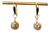 Aros Michely Sol Plata Oro