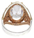 Anillo Enjoyas Jewels Anastasia Plata Oro 18k Cuarzo Blanco - comprar en línea