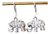 Aros Enjoyas Jewels Elefante Plata 925 - comprar en línea