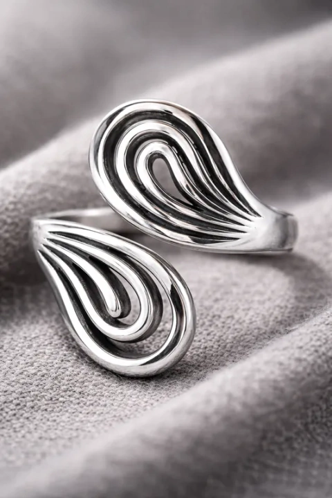 Anillo Enjoyas Jewels Asimétrico Plata 925