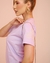 T-SHIRT FOLHAS MANGA BORDADO
