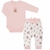CONJUNTO BODY E CALÇA EM ALGODÃO EGÍPCIO E MICROSOFT ESQUILINHAS MINI&CO