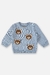 BLUSÃO EM TRICOT URSOS AZUL UP BABY - comprar online