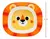KIT REFEIÇÃO ZOO LEÃO BUBA - Pipoca Pipoquinha | Moda infantil