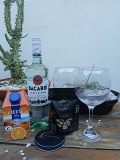 BOX BACARDI CARTA BLANCA - REGALOSHOP