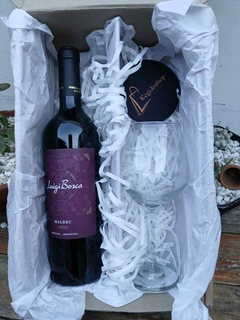 BOX LUIGI BOSCA MALBEC CON COPA en internet