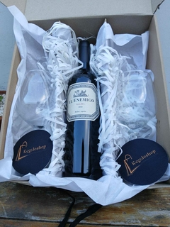 BOX ENEMIGO + 1 COPA VINO BRUNELLO 507CC + 1 POSA VASO - comprar online