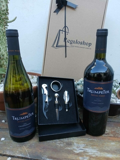 Imagen de BOX DUO TRUMPETER MALBEC/CHARDONNAY