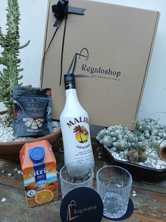 BOX MALIBU CON NARANJA - REGALOSHOP