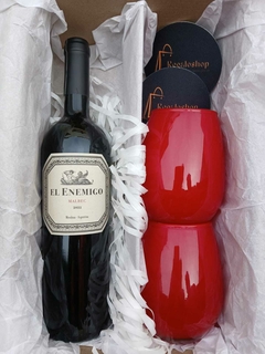 BOX EL ENEMIGO MALBEC - REGALOSHOP