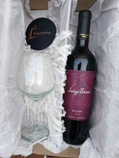 BOX LUIGI BOSCA MALBEC CON COPA - comprar online