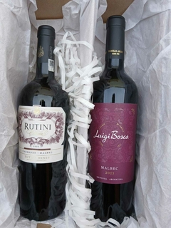 BOX LUIGI BOSCA MALBEC Y RUTINI CABERNET/MALBEC - comprar online