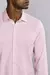 Camisa Social Manga Longa Slim Fit - Rosa Highstil na internet