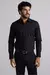 Camisa Social Manga Longa Slim Fit Preto Highstil