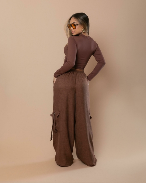 Cropped manga longa
